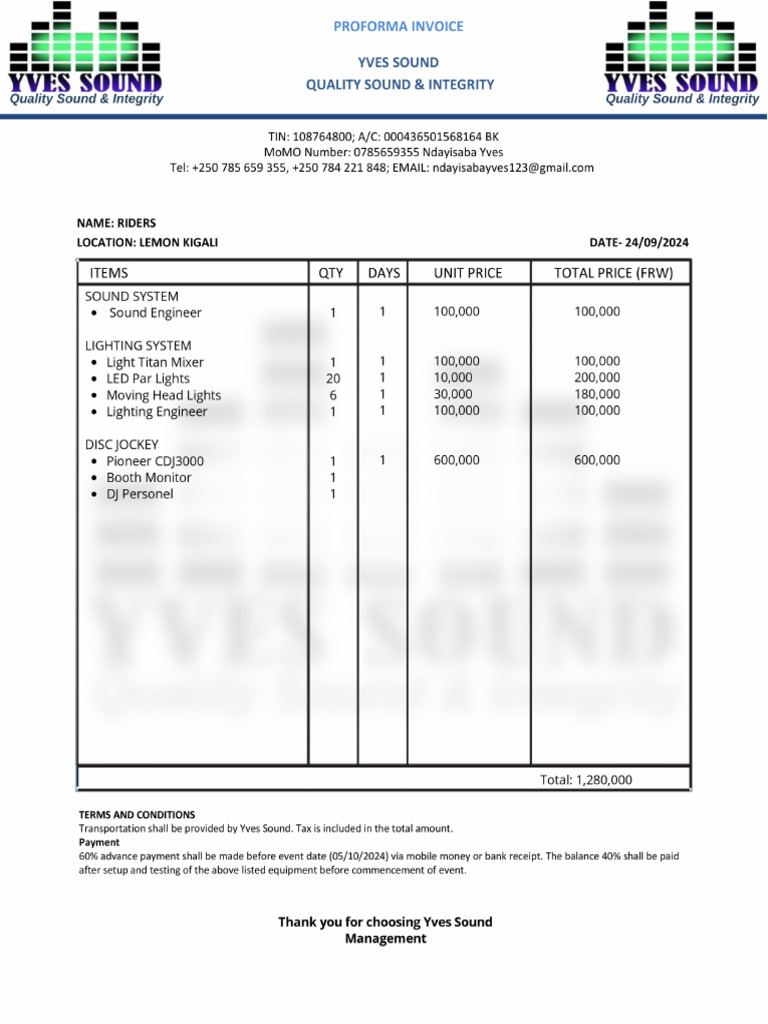 Riders Quotation PDF | PDF