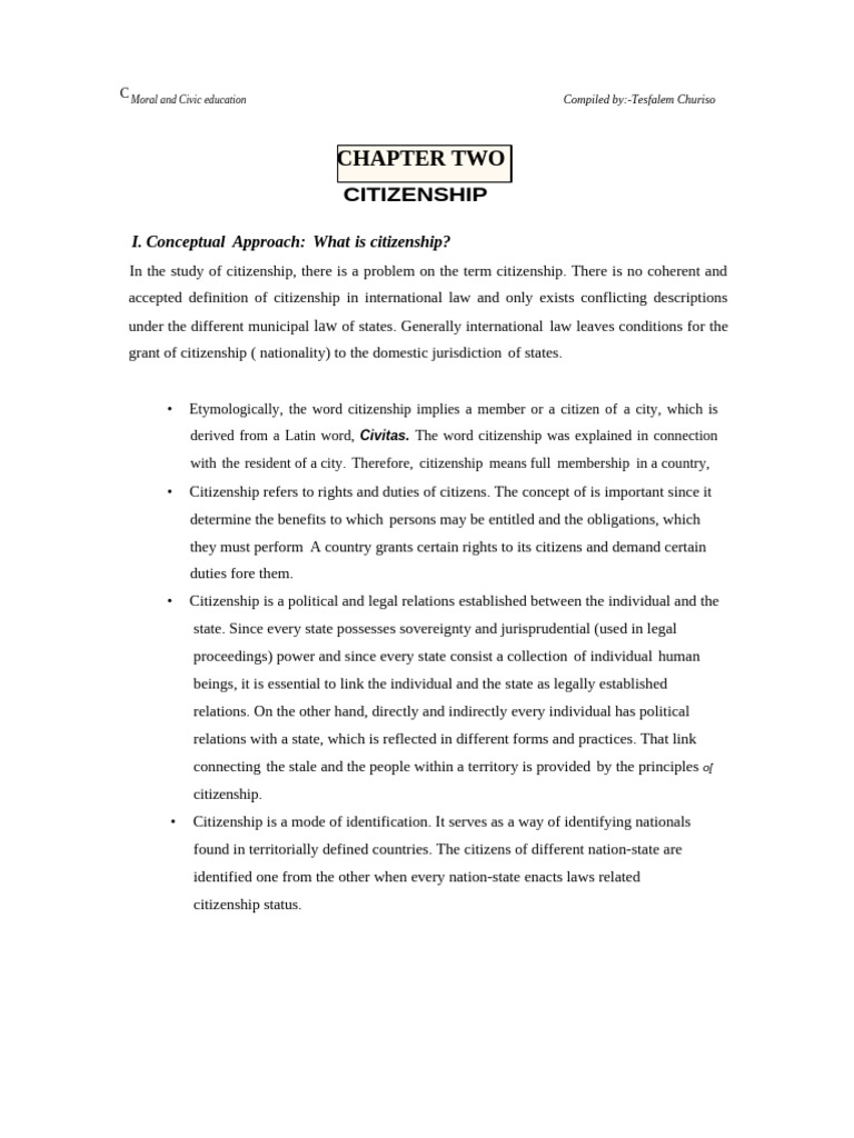 Understanding Citizenship Concepts | PDF | Citizenship | Serfdom