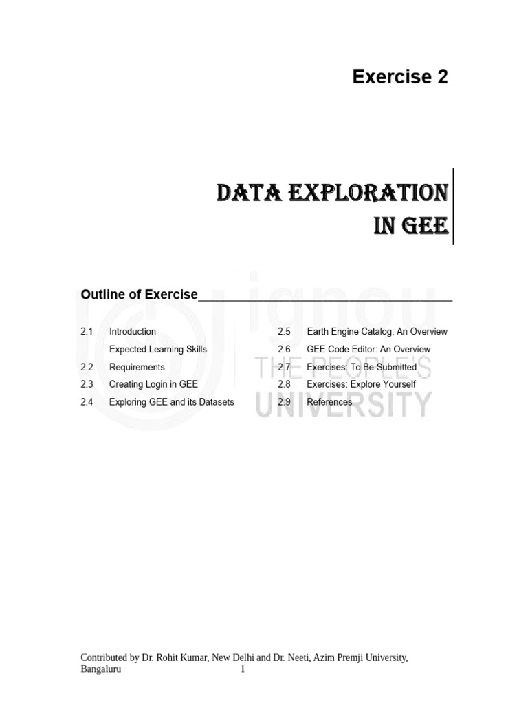 Data Exploration in GEE | PDF | Geographic Information System | Command ...