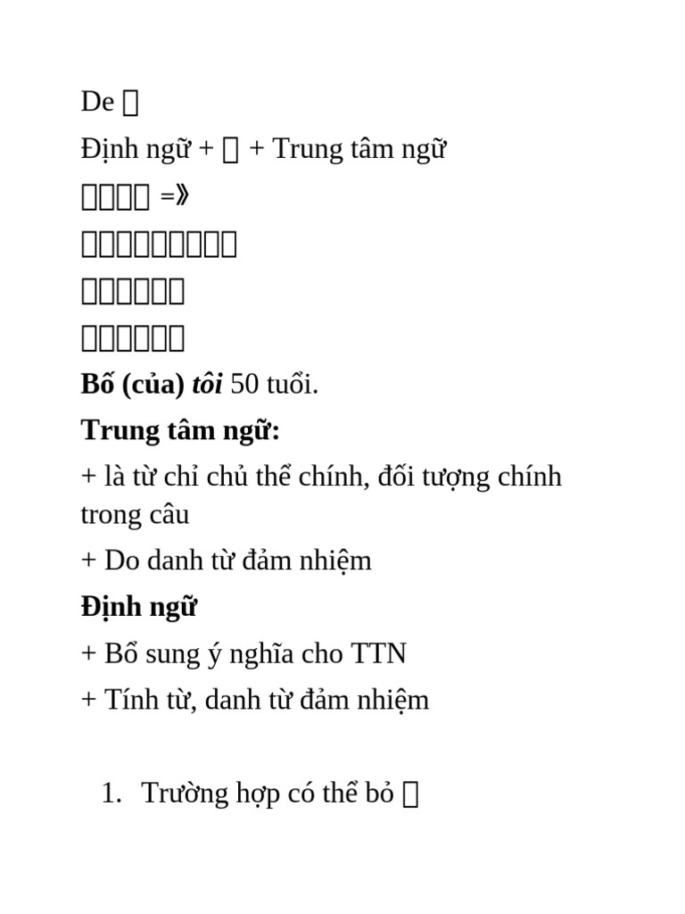 NGỮ PHÁP CHỮ 的 | PDF