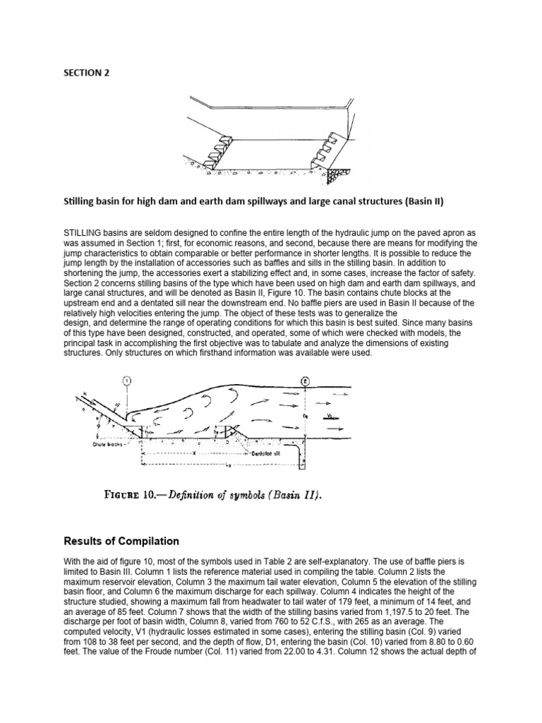 Stilling Basin Design for Dams and Canals | PDF | Spillway
