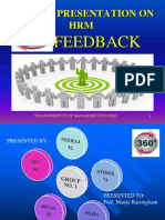 A Group Presentation On HRM: Feedback