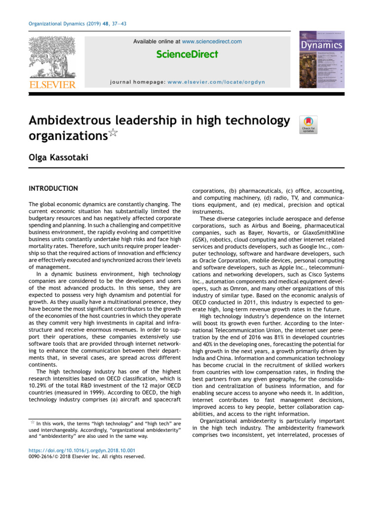 Article de Management 25 PDF Module de Management | PDF | Leadership ...