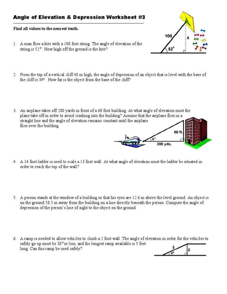 Angle Of Elevation 3