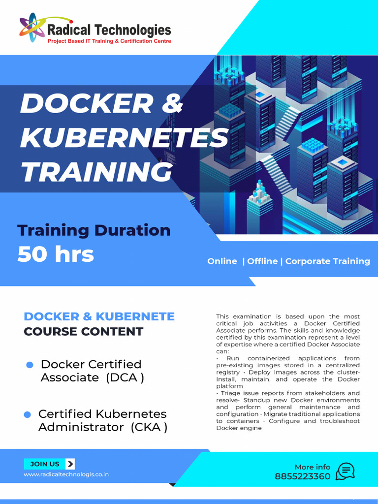 Docker & Kubernetes Brochure | PDF | Computer Engineering | Computer ...