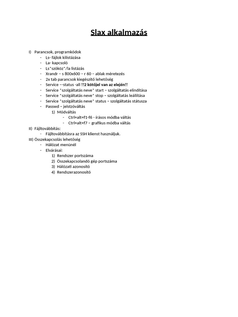 Operációs Rendszerek | PDF