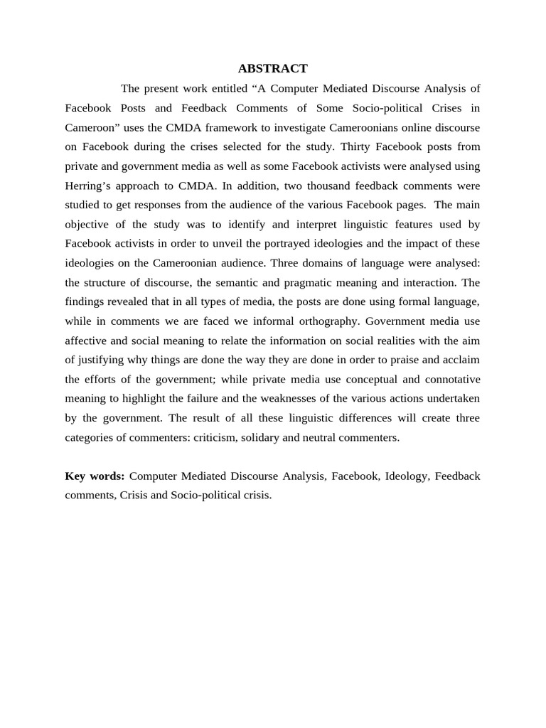 Abstract PHD | PDF