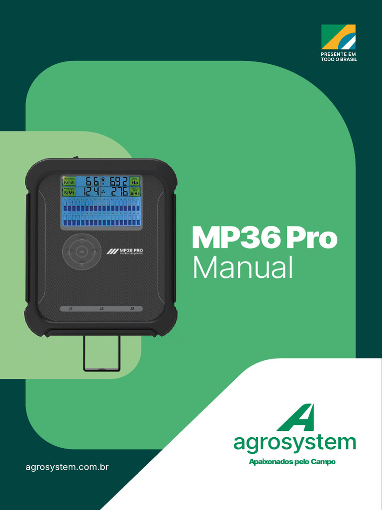 Manual do Monitor MP36 Pro | PDF | Tempo | Conector elétrico
