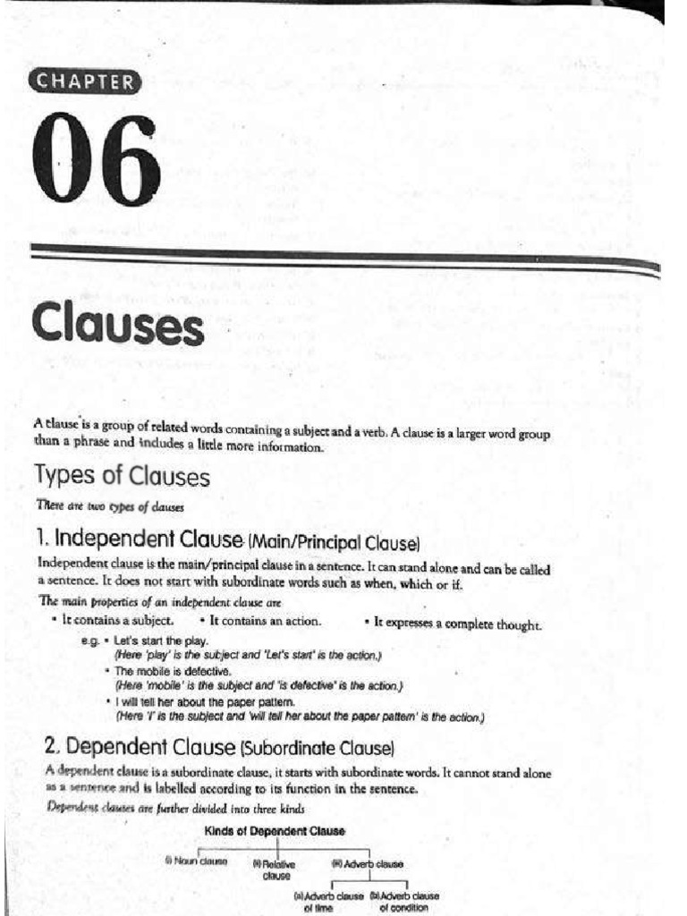 Clauses | PDF