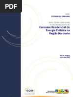 Pesquisa de Consumo de Energia Nordeste