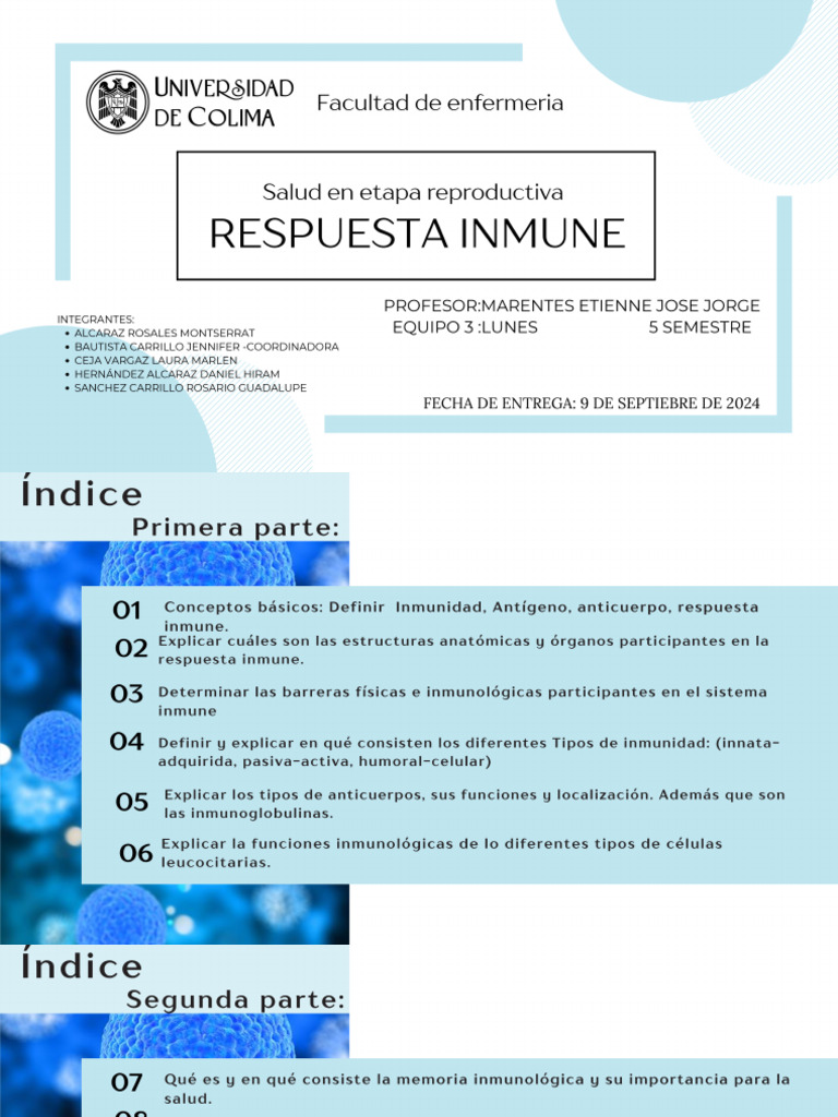 Respuesta Inmune | PDF