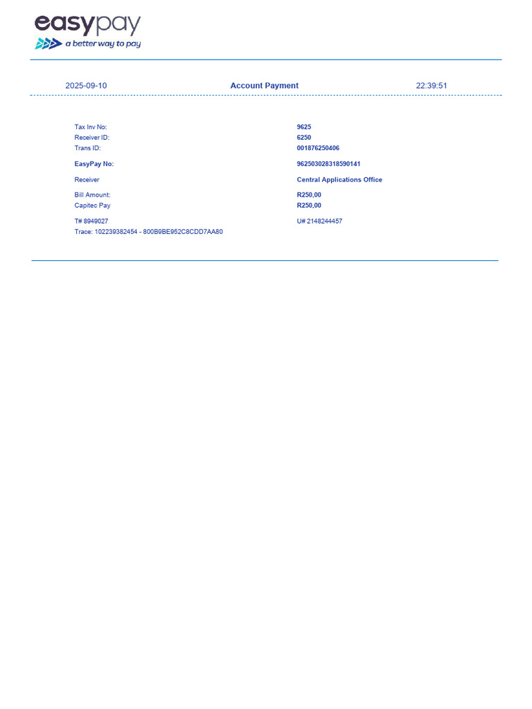 Tax Invoice Payment Confirmation | PDF