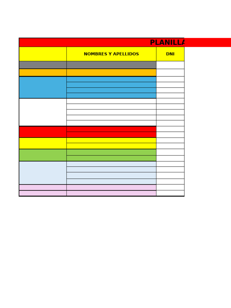 PLANILLA | PDF