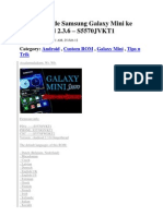 Cara Upgrade Samsung Galaxy Mini Ke Gingerbread 2