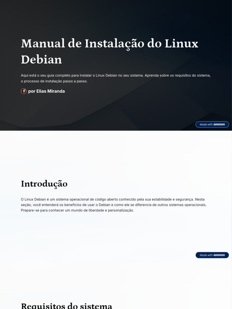 Guia Completo de Instalação do Debian | PDF | Linux | Inicialização ...