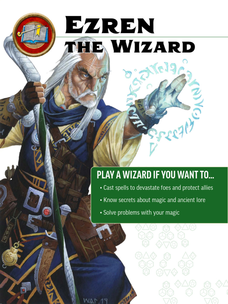 PZO2106 Pregen Wizard-Single Pages | PDF | Gaming | D20 System