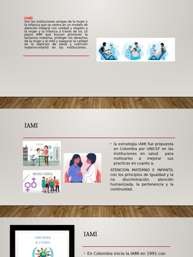 Estrategia IAMI: Atención Materno-Infantil | PDF | Amamantamiento | Parto