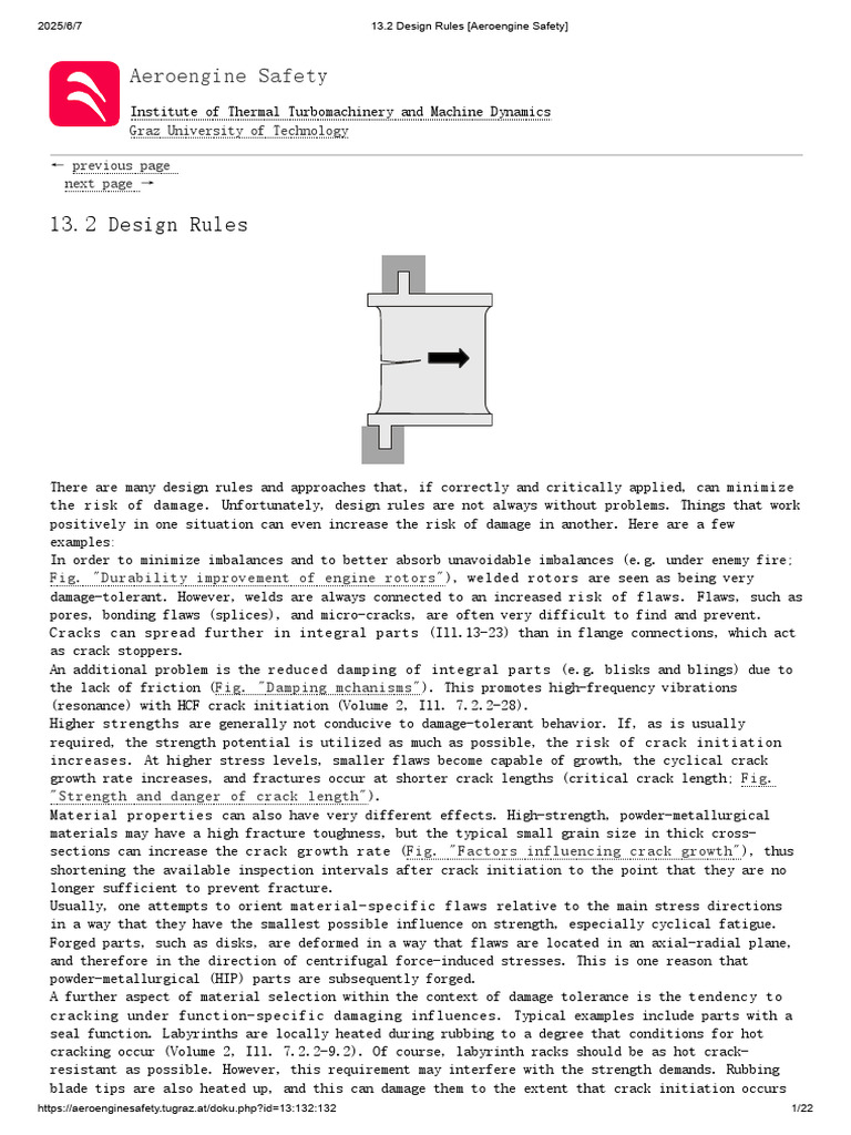 13 2 Design Rules Aeroengine Safety Pdf Fracture Deformation