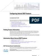 Configunig IBGP Features