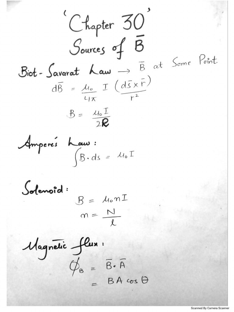 Chapter 30 Solutions | PDF