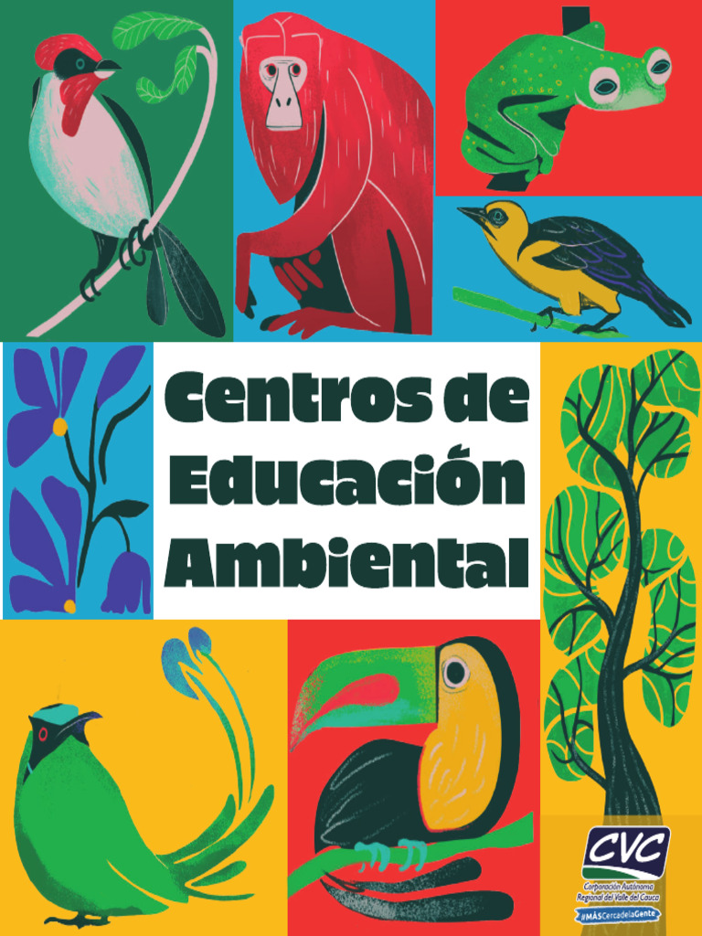 Cartilla para Colorear Los Centros de Educacion Ambiental | PDF