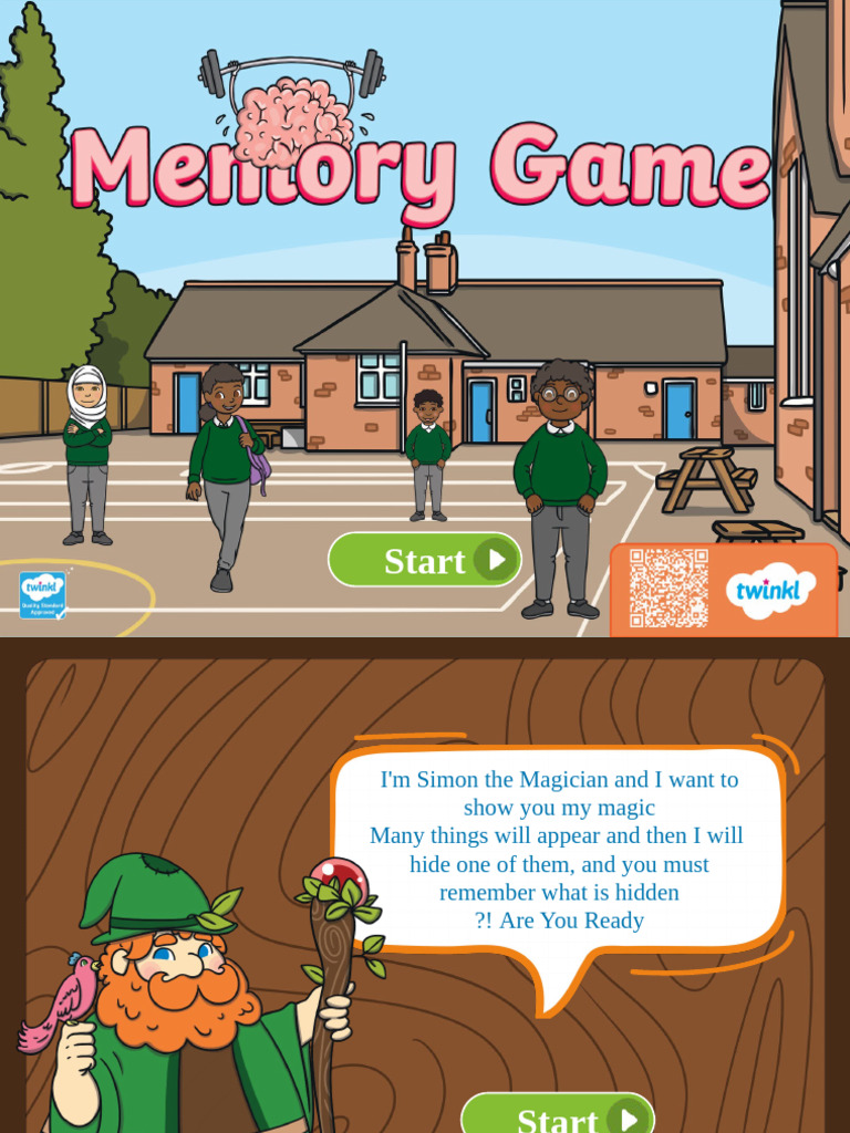 Magic Memory Game for Kids | PDF