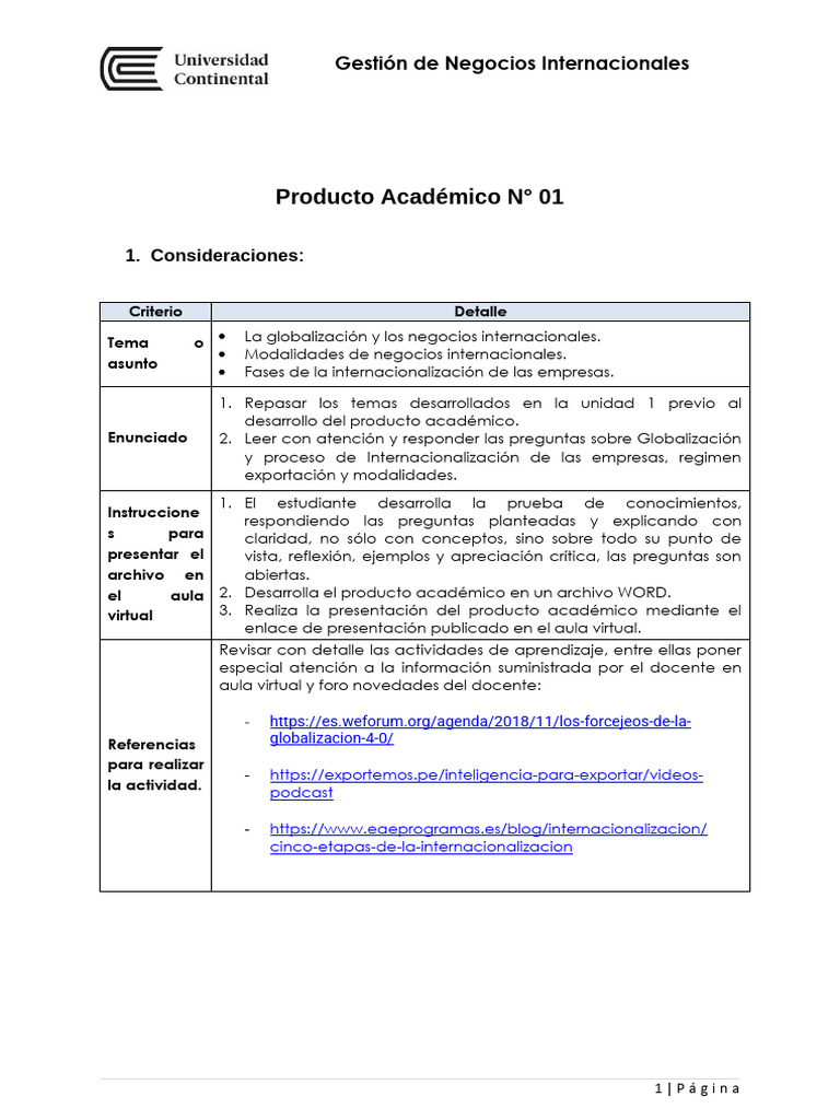 Globalización y Negocios Internacionales | PDF | Negocios ...