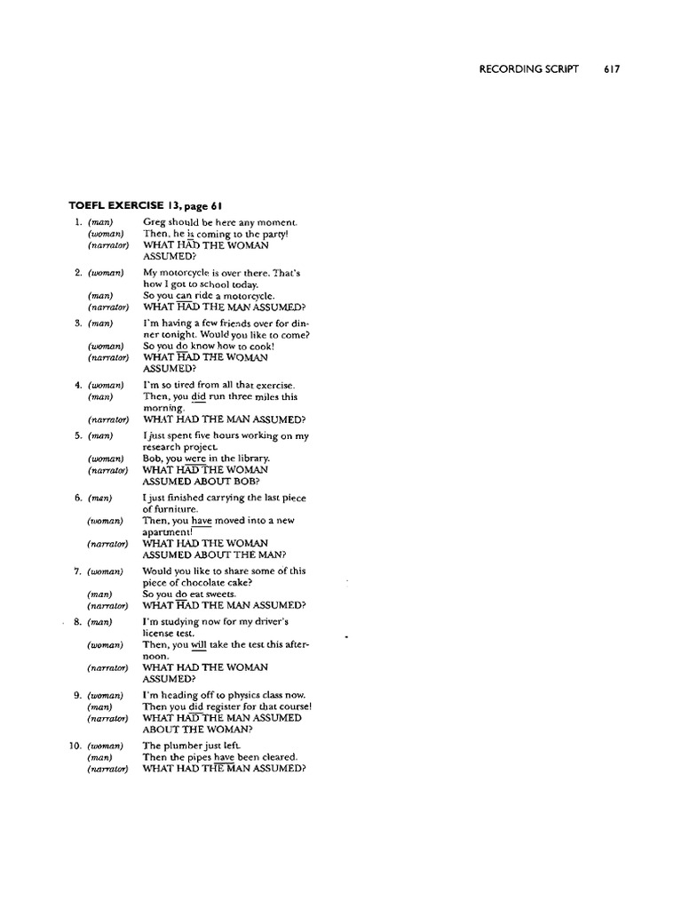 TOEFLSkills Scripts 13 | PDF