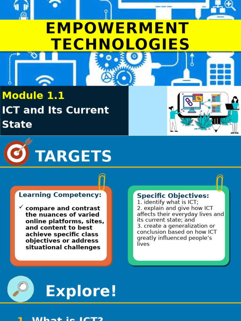 Understanding ICT and Its Impact | PDF | World Wide Web | Internet & Web
