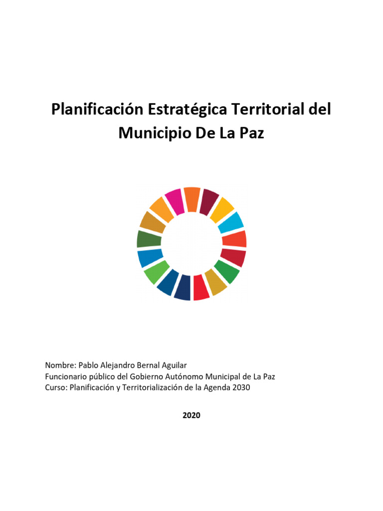 Planificación Territorial en La Paz 2030 | PDF | Pobreza | Pobreza e ...