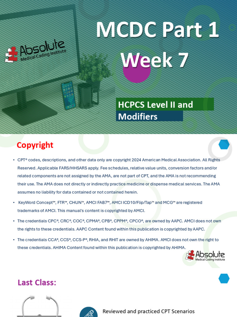 ALhw6y0LShSl332bP9ox - Week 7 HANDOUT - HCPCS Level II and Modifiers ...