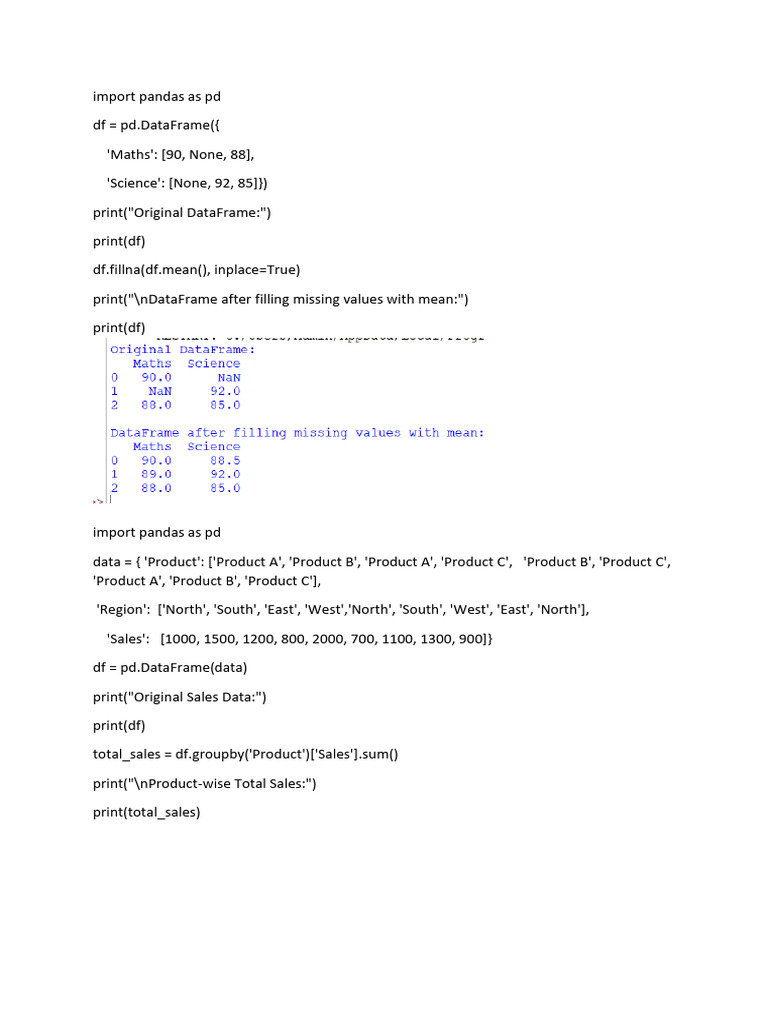 Import Pandas As PD | PDF