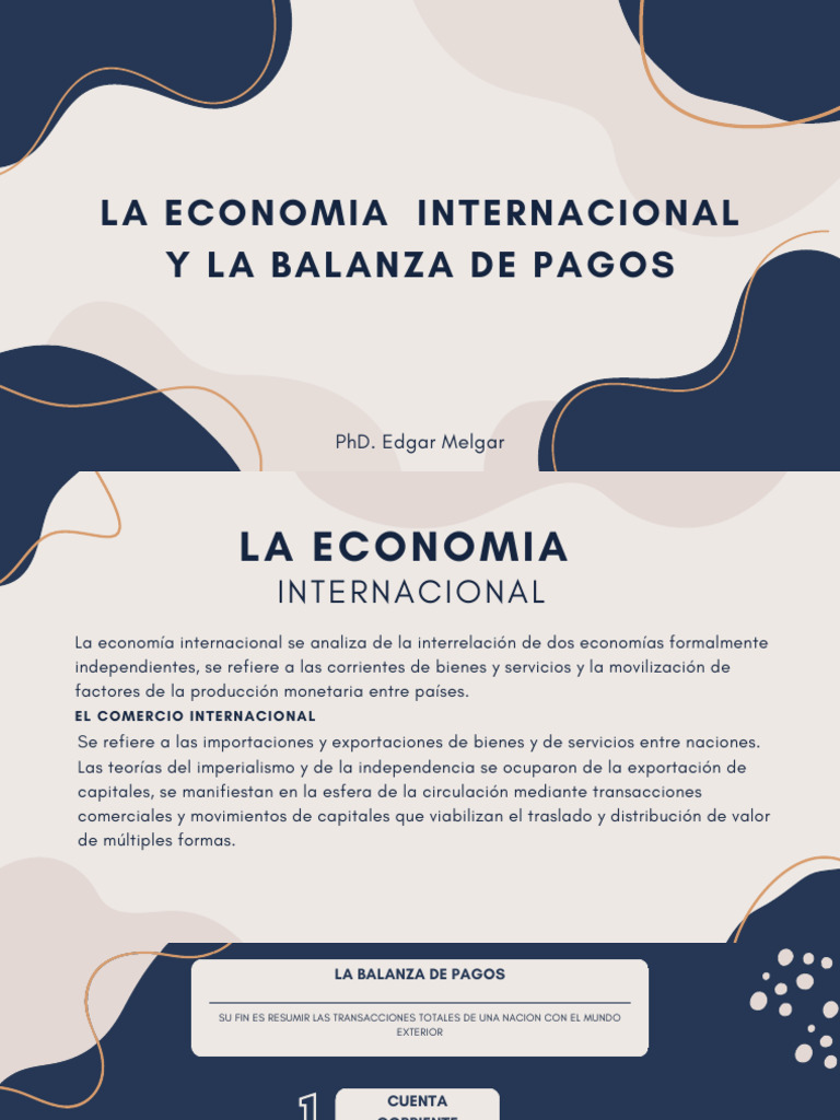 Economía Internacional y Balanza de Pagos | PDF | Balance de pagos ...