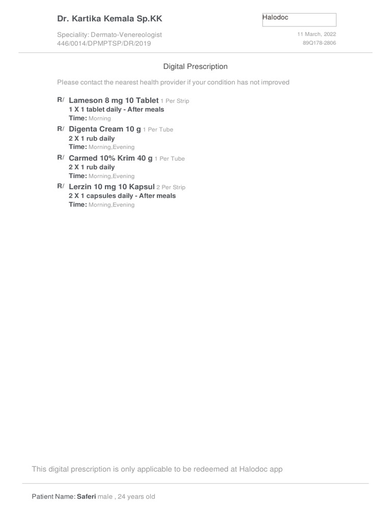 Prescription | PDF