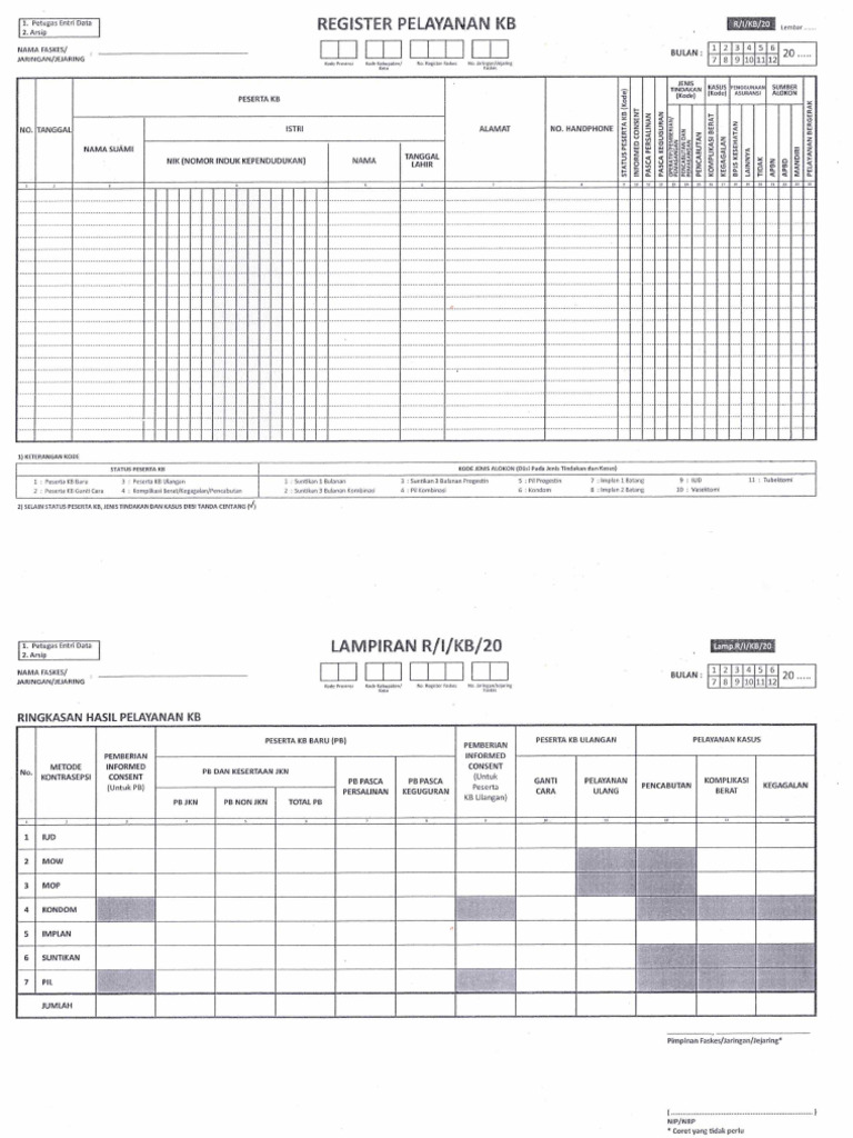 Form Register | PDF