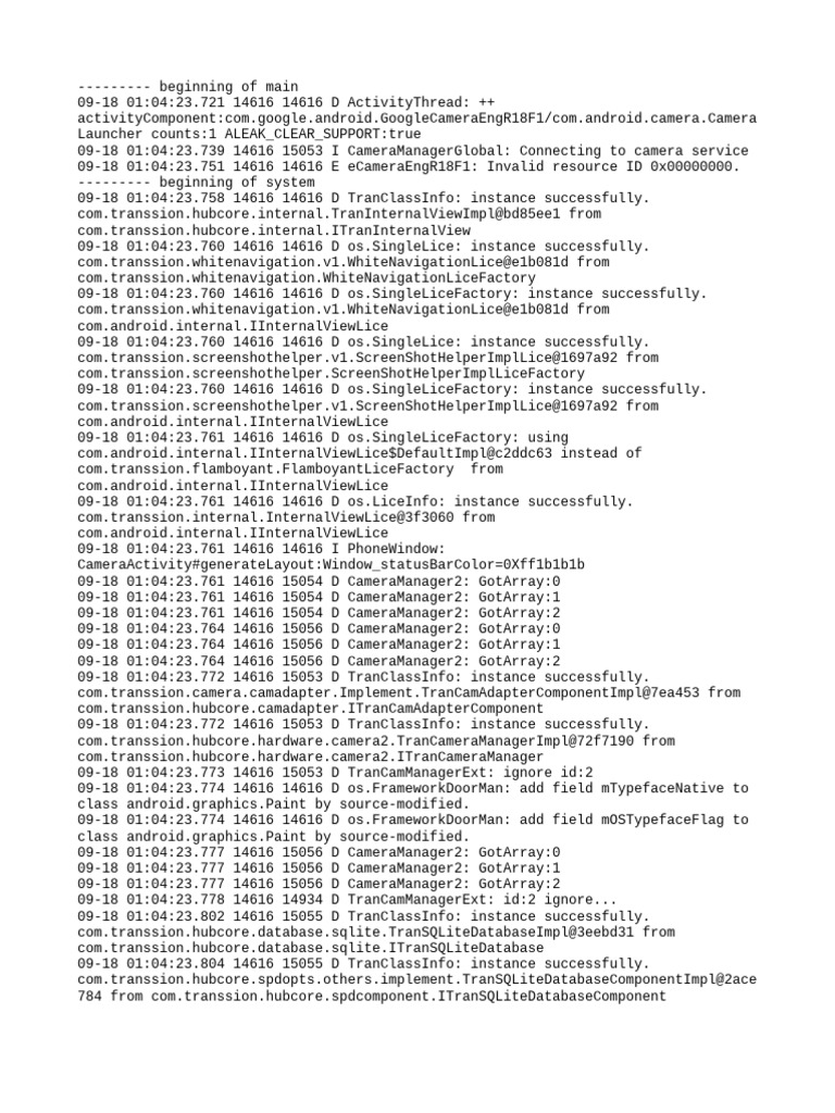 Log Cat 1758132263604 | PDF | System Software | Computer Engineering