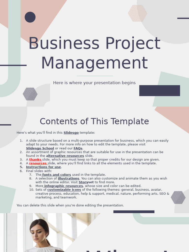 Business Project Management Template | PDF | Planets | Jupiter