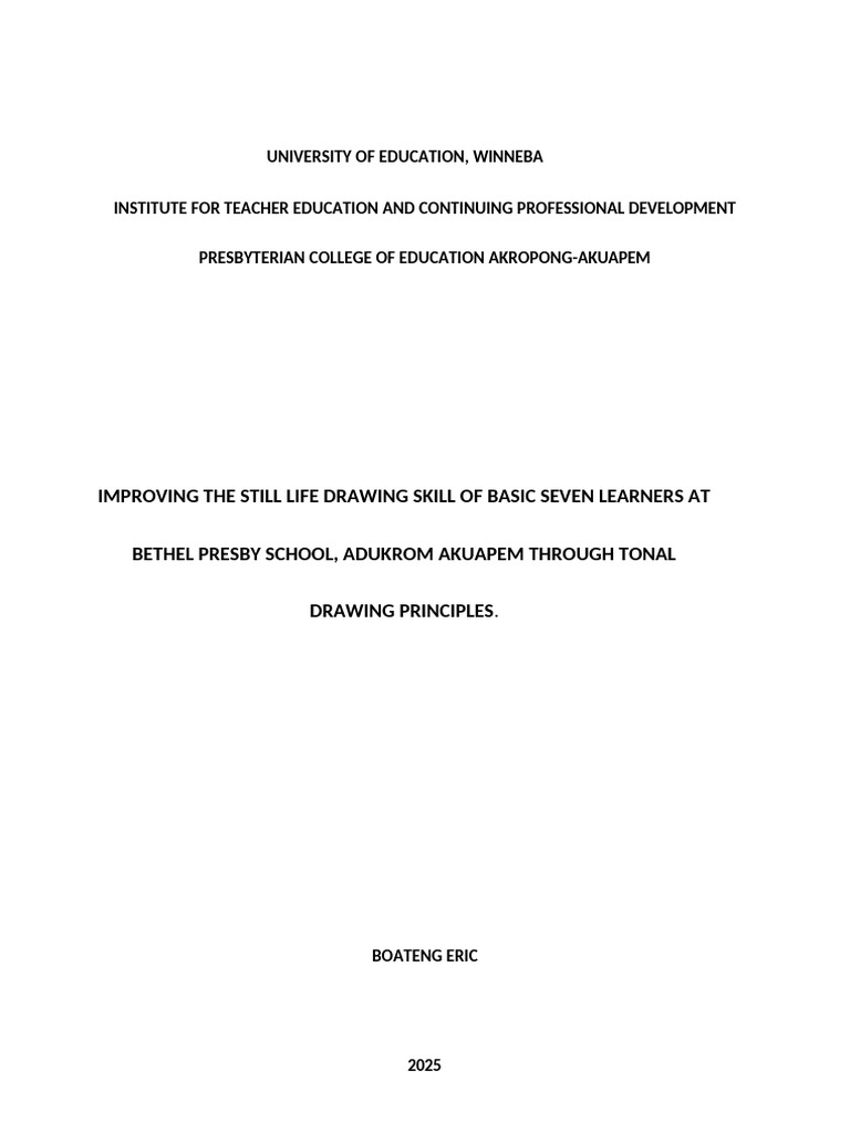 Enhance Still Life Drawing Skills in JHS | PDF | Drawing ...