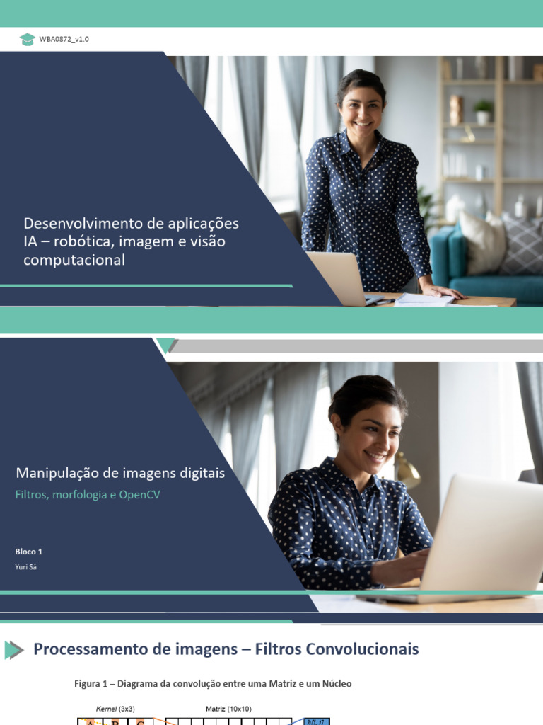 Processamento de Imagens com OpenCV | PDF | Convolução | Imagem digital