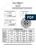 Motor Control Formulas