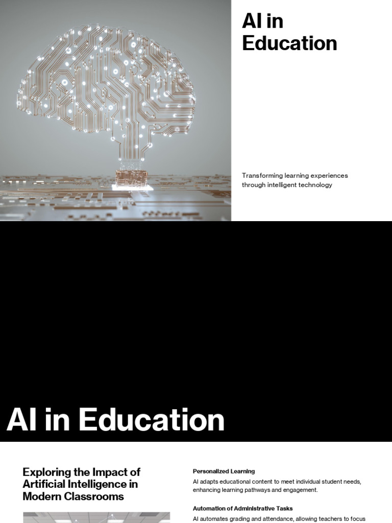 AI Transforming Education: Benefits & Challenges | PDF