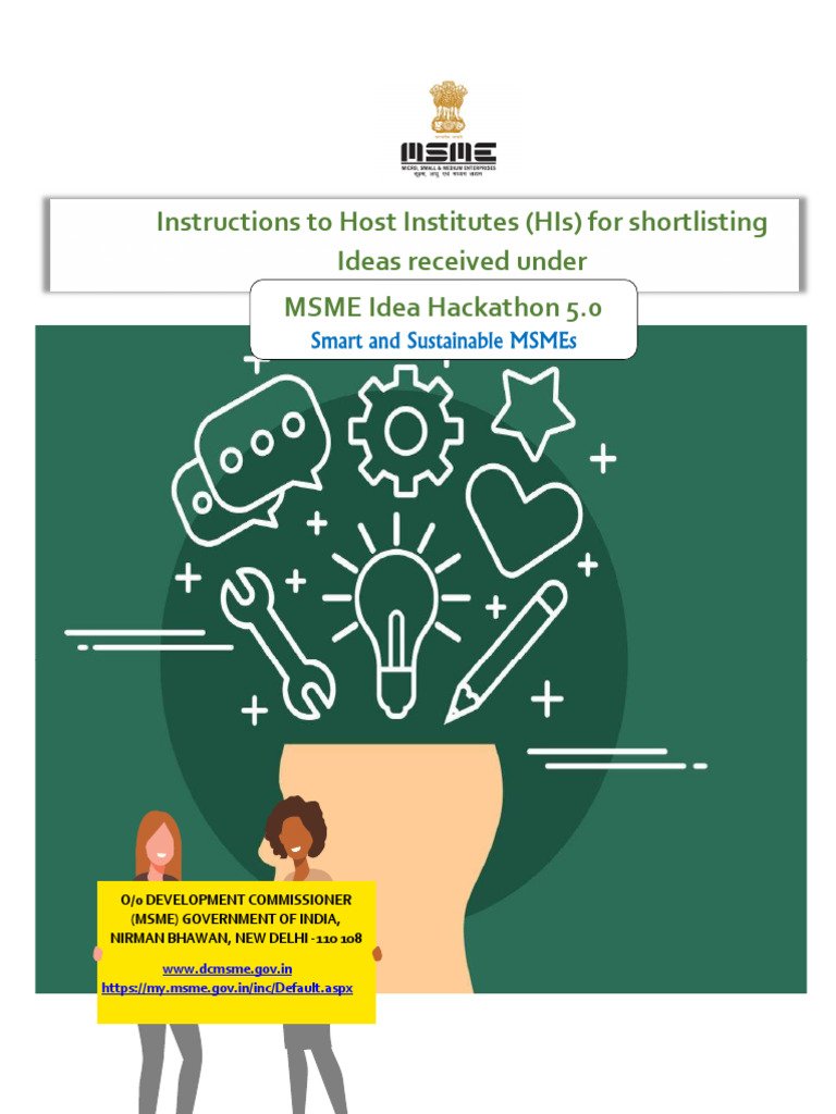 Shortlisting Guidelines for MSME Hackathon | PDF | Cost Of Living ...