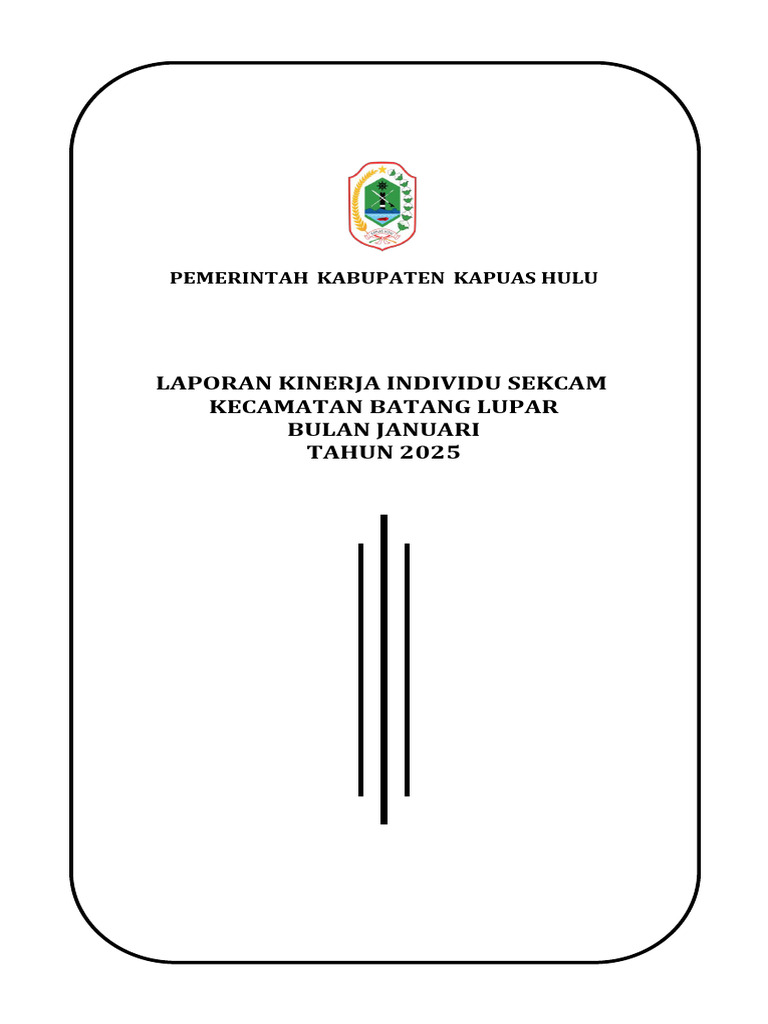 Laporan Kinerja Sekcam Batang Lupar 2025 | PDF