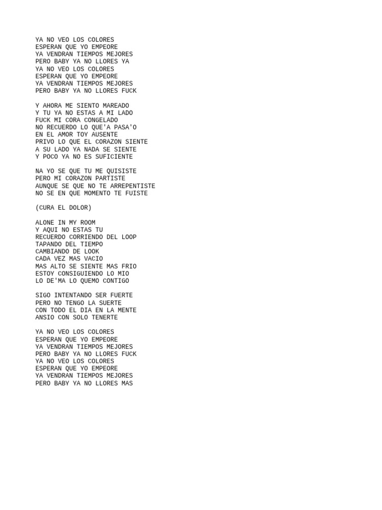 Colores Letra | PDF