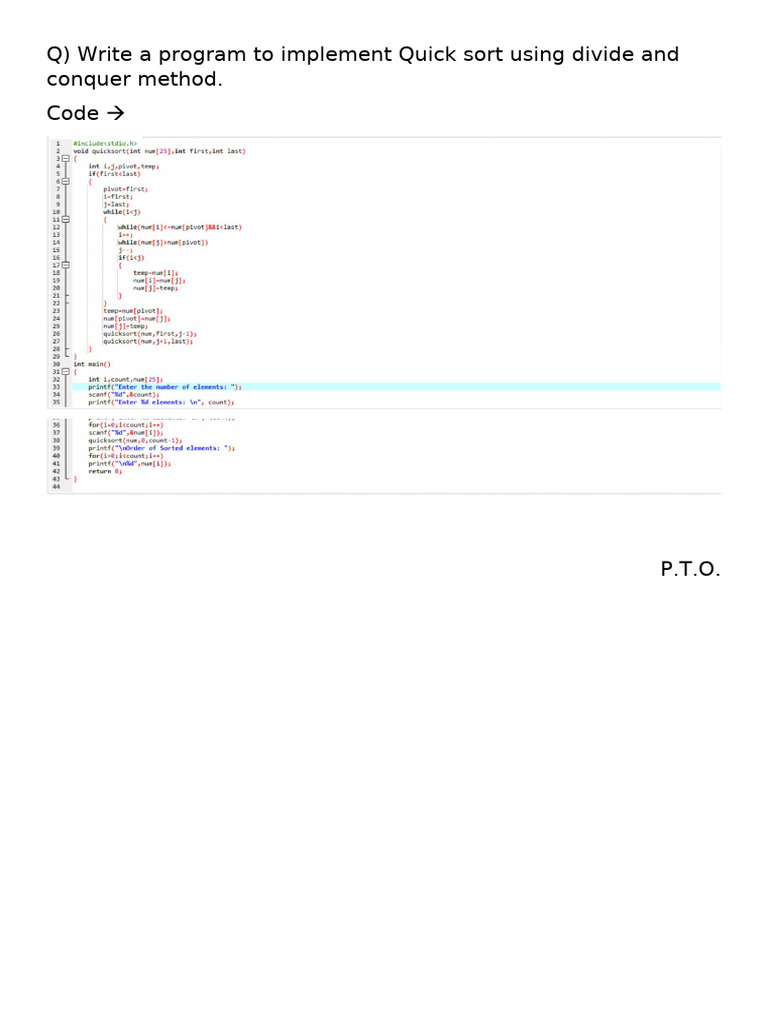 AbhinabRoy 26 Quick Sort | PDF