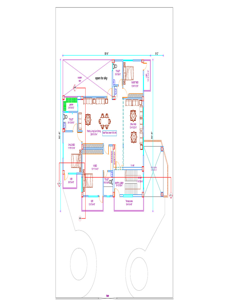 Floor Plan with Dimensions and Features | PDF