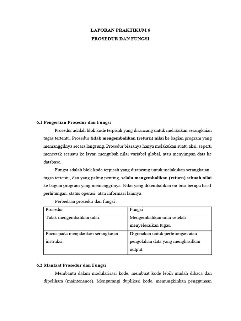 Prosedur dan Fungsi dalam Python | PDF