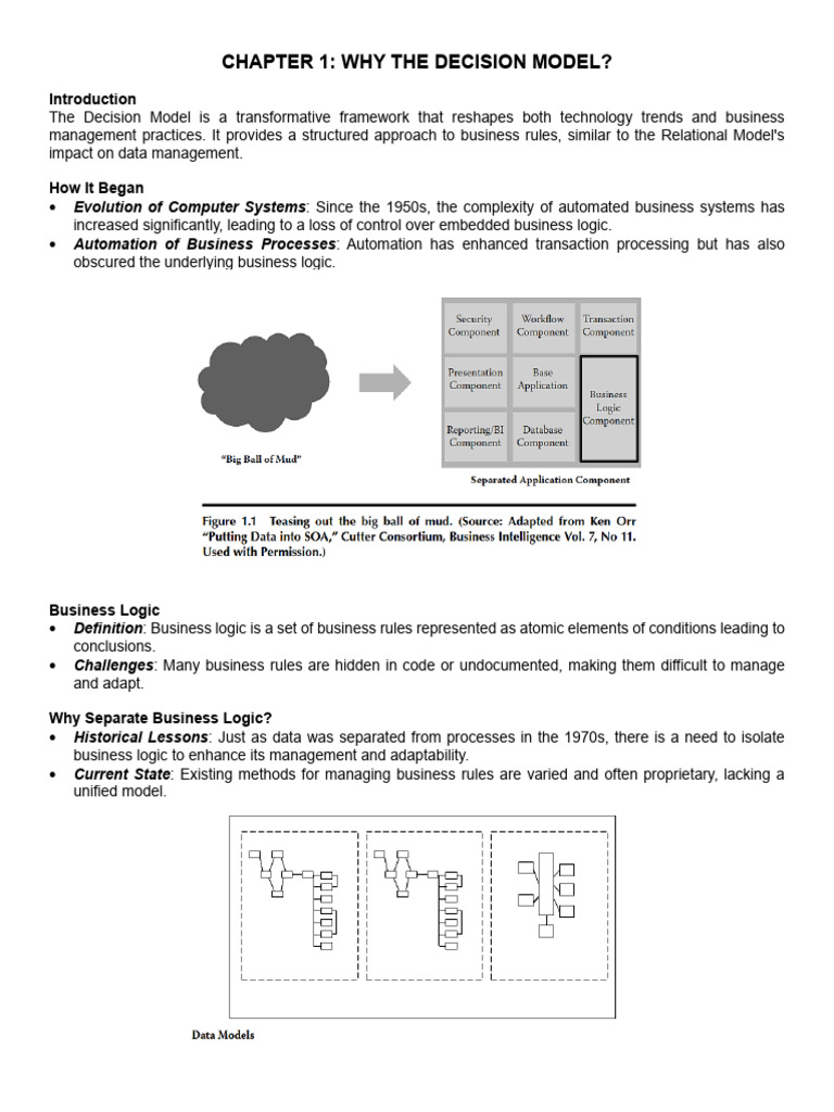 Understanding the Decision Model Framework | PDF | Business Process ...