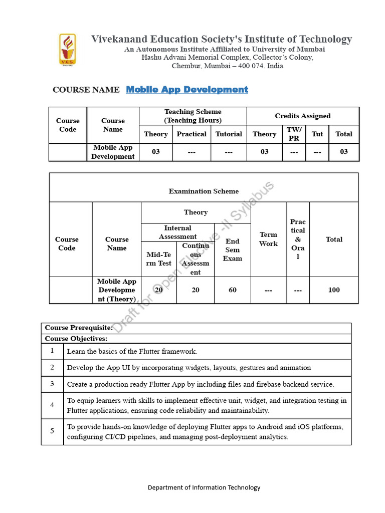 Mobile App Development Course Overview | PDF | Geographic Information ...