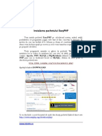 Instalare Easyphp